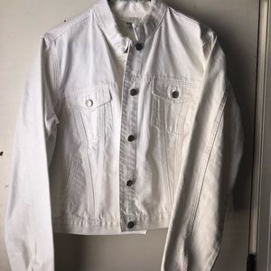 White jean jacket - never worn